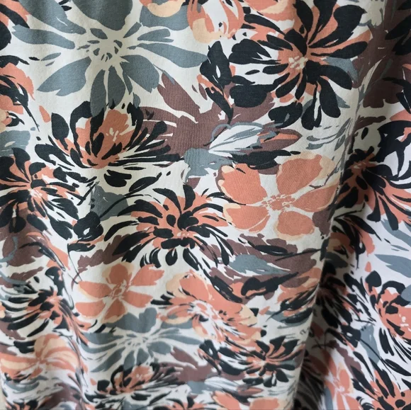 Pact Lake Blossoms/Lake Stripe Fit & Flare Strappy Dress XL - Picture 3 of 11